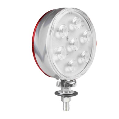 41461-A-01.JPG Loki Led Luce Ingombro 14 Led Doppia Funzione 12/24v Rosso/bianco Montaggio In Superficie Luci Perimetrali