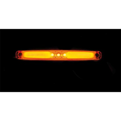 41479-S-01.JPG Luce Ingombro A 15 Led 9/32v Arancio Montaggio In Superficie Luci Perimetrali