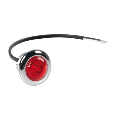 41483-A-01.JPG Luce Da Incasso A Led 12/24v Rosso Montaggio In Superficie Luci Perimetrali 41483