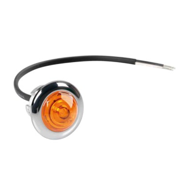 41484-A-01.JPG Luce Da Incasso A Led 12/24v Arancio Montaggio In Superficie Luci Perimetrali 41484