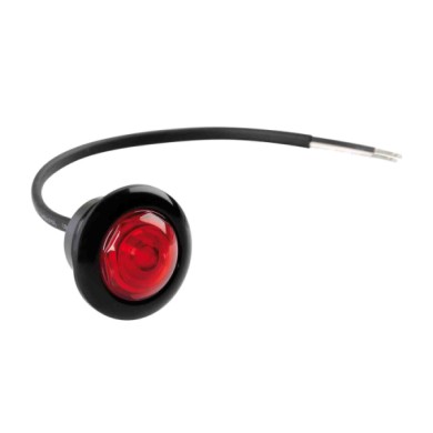 41488-A-01.JPG Luce Da Incasso A Led 12/24v Rosso Montaggio In Superficie Luci Perimetrali