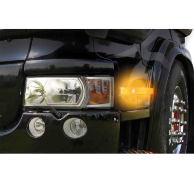 41489-S-01.JPG Luce Da Incasso A Led 12/24v Arancio Montaggio In Superficie Luci Perimetrali