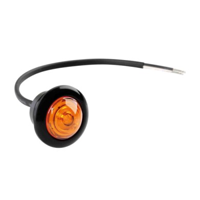41489-A-01.JPG Luce Da Incasso A Led 12/24v Arancio Montaggio In Superficie Luci Perimetrali