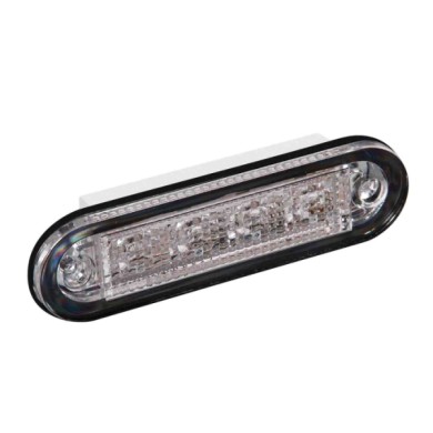41496-A-02.JPG Luce A 4 Led Montaggio Ad Incasso 12/24v Rosso Montaggio In Superficie Luci Perimetrali