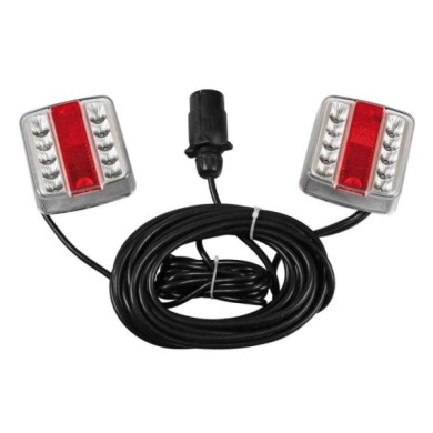 41523-S-02.JPG Pronto Fari Kit Di Segnalazione Led Posteriore Magnetico Preassemblato 12v Fanali Ausiliari Posteriori