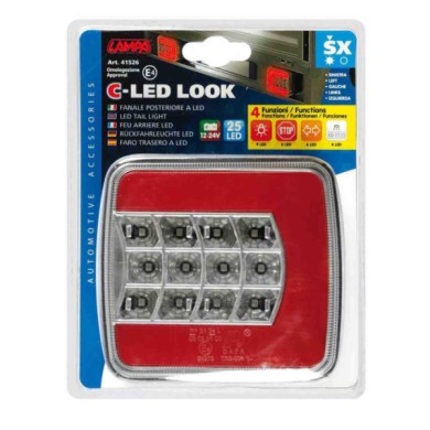 41526-S-01.JPG C Led Look Fanale Posteriore Led 4 Funzioni 12/24v Sinistro Fanali Ausiliari Posteriori