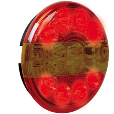 41529-S-03.JPG Fanale Rotondo Posteriore Led 3 Funzioni 12/24v Fanali Ausiliari Posteriori