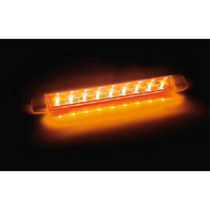 41541-S-01.JPG Illumi Luce Ingombro A 9 Led Montaggio In Superficie 12/24v Arancio 1 Funzione Montaggio In Superficie Luci Perim