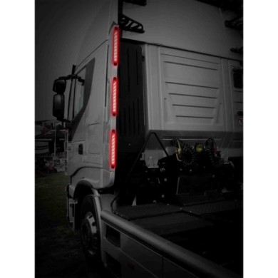 41542-A-03.JPG Illumi Luce Ingombro A 9 Led Montaggio In Superficie 12/24v Rosso 2 Funzioni Montaggio In Superficie Luci Perimet