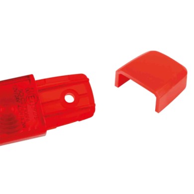 41543-S-01.JPG Illumi Luce Ingombro A 9 Led Montaggio In Superficie 12/24v Rosso 1 Funzione Montaggio In Superficie Luci Perimet
