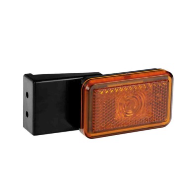 41561-S-02.JPG Luce Ingombro A Led Con Catarifrangente E Staffa 12/24v Arancio Montaggio In Superficie Luci Perimetrali