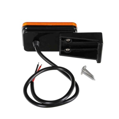 41561-S-03.JPG Luce Ingombro A Led Con Catarifrangente E Staffa 12/24v Arancio Montaggio In Superficie Luci Perimetrali
