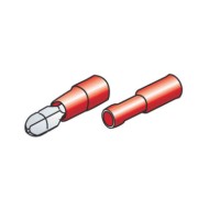 Kit 40 Terminali Capicorda Rotondi Rosso Kit Terminali Capicorda Cablaggio Elettrico