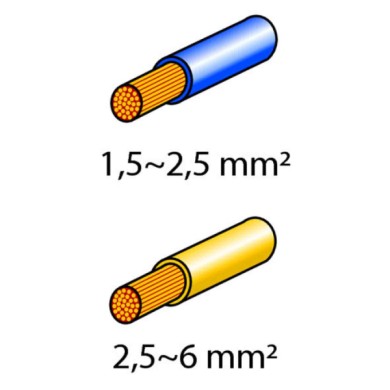 45057-D-01.JPG Kit 40 Terminali Capicorda Ad Anello Giallo/blu Kit Terminali Capicorda Cablaggio Elettrico
