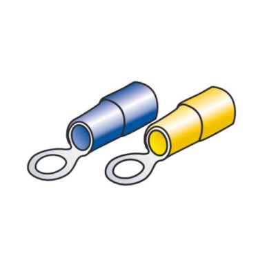 45057-D-02.JPG Kit 40 Terminali Capicorda Ad Anello Giallo/blu Kit Terminali Capicorda Cablaggio Elettrico