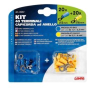 45057-C-01.JPG Kit 40 Terminali Capicorda Ad Anello Giallo/blu Kit Terminali Capicorda Cablaggio Elettrico