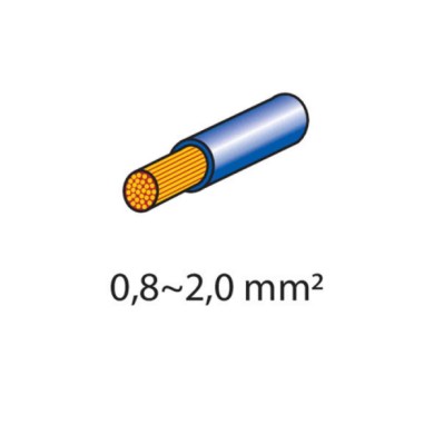 45058-D-01.JPG Kit 20 Terminali Capicorda Piatti Non Isolati Kit Terminali Capicorda Cablaggio Elettrico