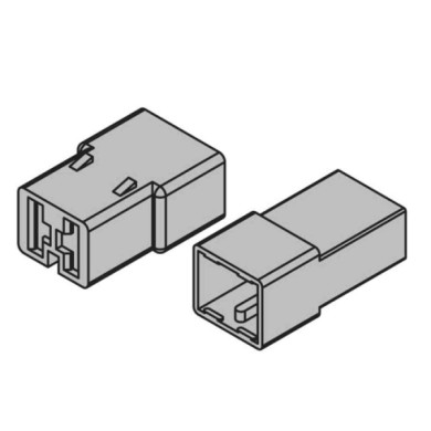 45059-D-01.JPG Kit 10 Connettori Rapidi A 2 Vie Per Terminali Non Isolati Kit Terminali Capicorda Cablaggio Elettrico