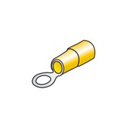 10 Terminali Capicorda Ad Anello Giallo Terminali Capicorda Cablaggio Elettrico