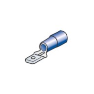 10 Terminali Capicorda Maschio Piatti Blu Terminali Capicorda Cablaggio Elettrico