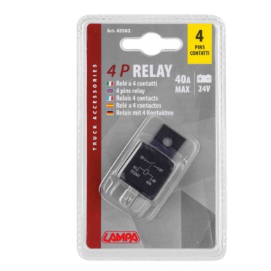 45502-C-01.JPG Relè Universale 24v 40a 4 Contatti Interruttori E Relè Cablaggio Elettrico