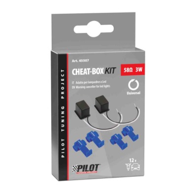 45507-C-01.JPG Cheat Box Kit Per Lampadine A Led 12v 58 Ohm 3 W 0 21 A Cheat Box Lampa Led