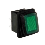 Interruttore Impermeabile Con Spia A Led 12/24v Verde Interruttori E Relè Cablaggio Elettrico