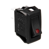 Micro Interruttore Con Spia A Led 12/24v Rosso Interruttori E Relè Cablaggio Elettrico