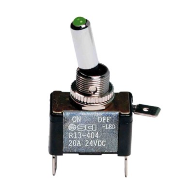 45558-D-01.JPG Interruttore A Leva In Alluminio Con Spia A Led 12/24v Verde 20a Interruttori E Relè Cablaggio Elettrico