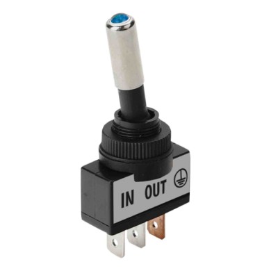 45561-D-01.JPG Interruttore A Leva Tipo Racing In Alluminio Con Spia A Led 12/24v Blu 20a Interruttori E Relè Cablaggio Elettric