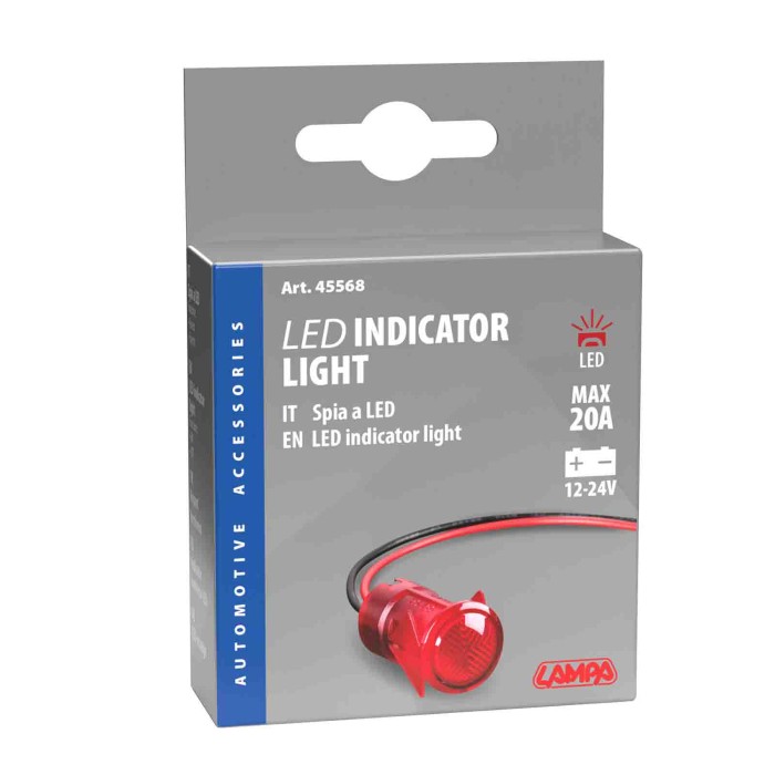 45568-C-01.JPG Spia A Led Rosso 12/24v 20a Interruttori E Relè Cablaggio Elettrico