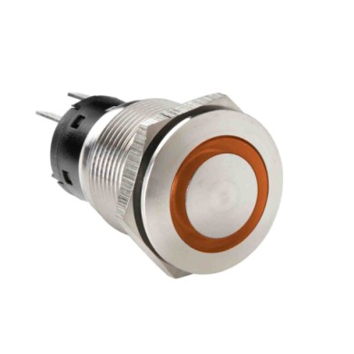 45577-S-02.JPG Interruttore A Pulsante Con Spia A Led 12/24v Arancio Interruttori E Relè Cablaggio Elettrico