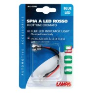 45582-C-01.JPG Spia A Led In Ottone Cromato 12/24v Blu 15a Interruttori E Relè Cablaggio Elettrico
