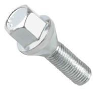 Set 10 Bulloni Conici Corti Cc2 Busta Bulloneria Distanziali Ruota