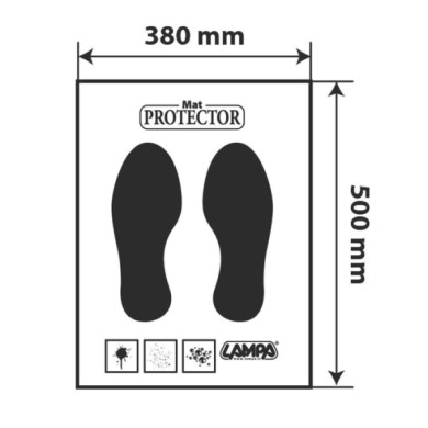 53001-A-01.JPG Protezione Moquette In Carta Dispenser 200 Pz Protezione Auto