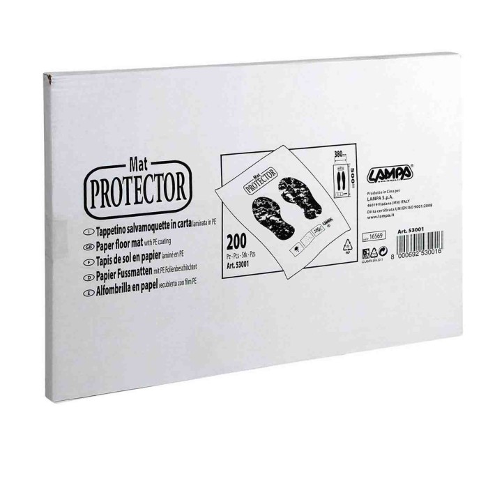53001-C-01.JPG Protezione Moquette In Carta Dispenser 200 Pz Protezione Auto