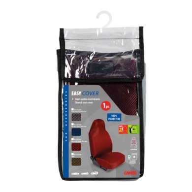 53237-C-01.JPG Easy Cover Coprisedile Anteriore Elasticizzato Rosso Coprisedili Anteriori Coprisedili