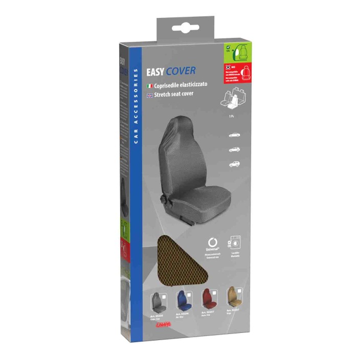 53238-C-01.JPG Easy Cover Coprisedile Anteriore Elasticizzato Beige Coprisedili Anteriori Coprisedili