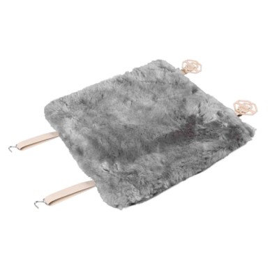 54245-S-02.JPG Comfort Max Coprisedile In Montone Grigio Supporti Lombari E Cuscini Comfort