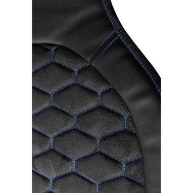 54421-S-01.JPG Daytona Coppia Coprisedili Anteriori In Skeentex E Tessuto Microfibra Scamosciato Nero/blu Coprisedili Anteriori 