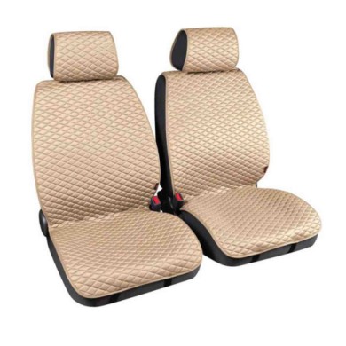 54531-S-02.JPG Cover Tech Fabric Coppia Coprisedili Anteriori In Tessuto Tecnico Beige/bianco Schienali Comfort Schienali