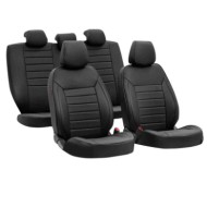 Luxury Set Fodere Coordinate In Skeentex Nero Coprisedili Set Completo Coprisedili