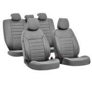 Luxury Set Fodere Coordinate In Skeentex Grigio Coprisedili Set Completo Coprisedili