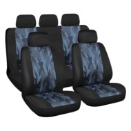 Camo Navy Set Fodere Coordinate Coprisedili Set Completo Coprisedili