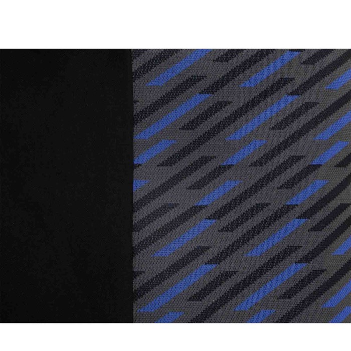 54682-S-01.JPG Free Set Fodere Coordinate Nero/blu Coprisedili Set Completo Coprisedili