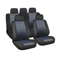 Free Set Fodere Coordinate Nero/blu Coprisedili Set Completo Coprisedili