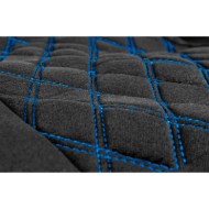 54685-S-01.JPG Hive Set Fodere Coordinate Nero/blu Coprisedili Set Completo Coprisedili