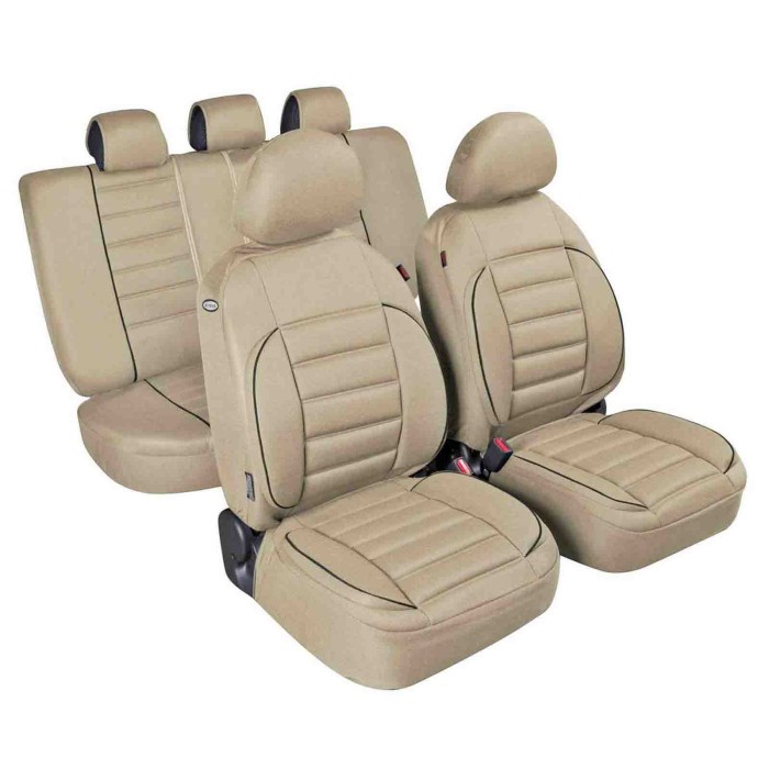 54803-S-02.JPG De Luxe Sport Edition Set Fodere Coordinate Beige Coprisedili Set Completo Coprisedili