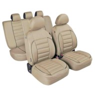 De Luxe Sport Edition Set Fodere Coordinate Beige Coprisedili Set Completo Coprisedili