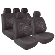 Road Track Set Fodere Coordinate Grigio Coprisedili Set Completo Coprisedili